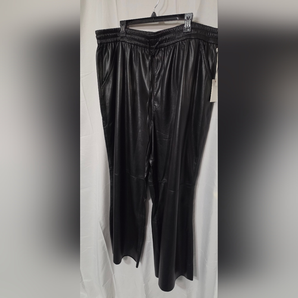 Good American Black Wide Leg Pants